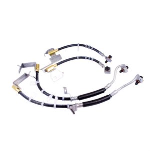 Ford Mustang Brake Line Kit - Front + Rear - Ford Racing - Low Expansion Rubber Lines - 2012